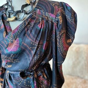  SEQUIN TOUCANS Mini Dress Multi